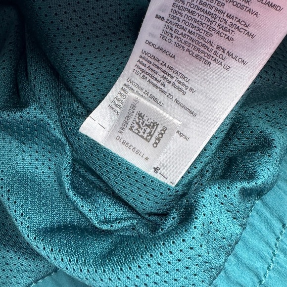 Adidas Equipment BOLD ADV 91 18 Track Jacket Teal White Mens Medium Full Zip - Picture 7 of 8